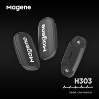 Magene H303 Heart Rate Sensor Bluetooth ANT Upgrade HR Monitor With Chest Strap Dual Mode Computer Bike Sports Band Belt