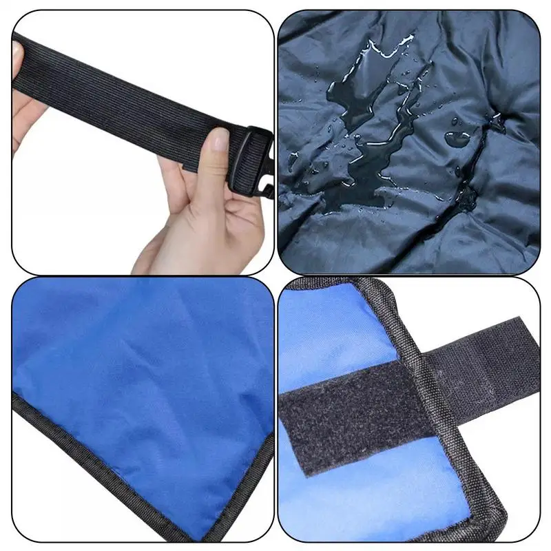 Calf Blanket Blue Waterproof Livestock Protector Blanket Soft Oxford Windproof Calf Warmer Jacket Thickened Calf Saver Coat