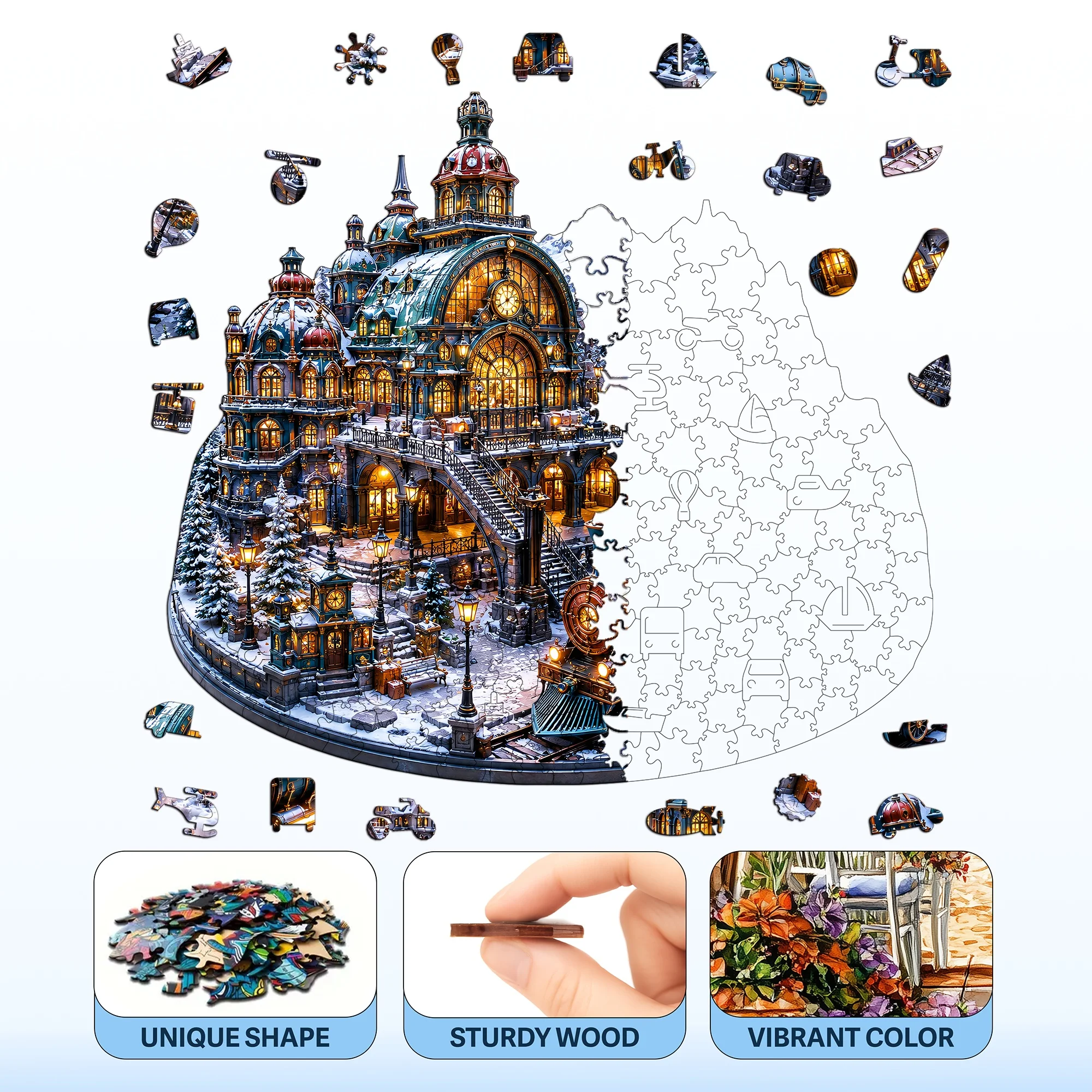Drewniane puzzle z motywem oce – Woodworking Meaning recenzja i cena