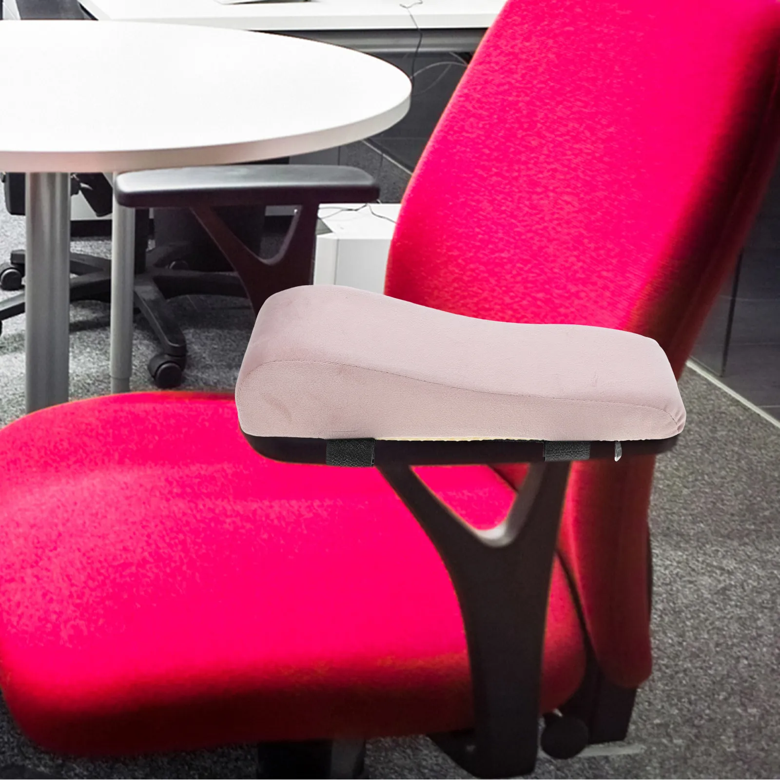 2Pcs Height Increase Armrest Pads Soft Comfortable Chair Armrest Cushions Office Supplies Breathable Elbow Support for Office