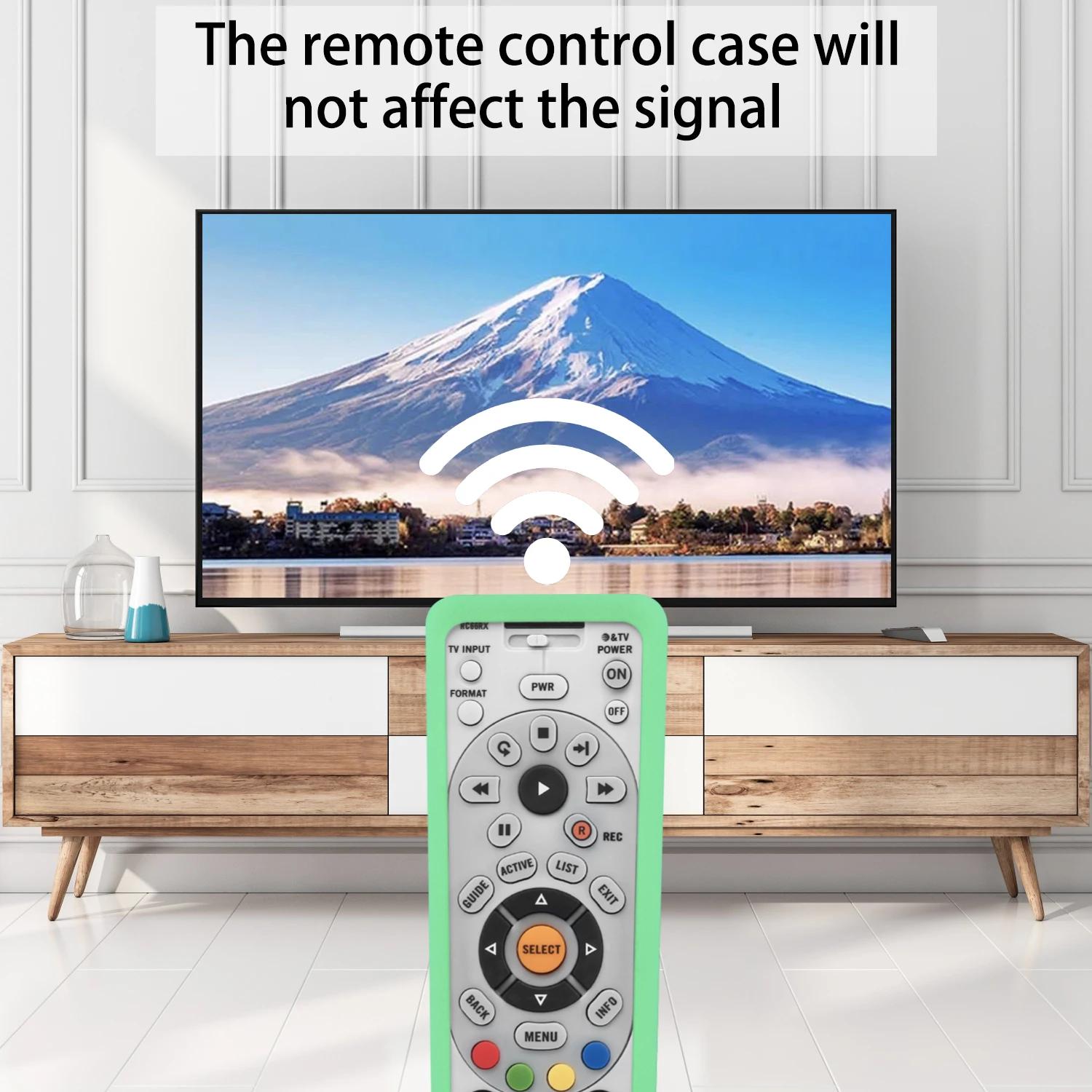 مقاوم للماء سيليكون التحكم عن بعد الغطاء الواقي ، حافظة تناسب Directv ، HDTV A/V استقبال ، 4-جهاز ، RC65R ، RC66RX