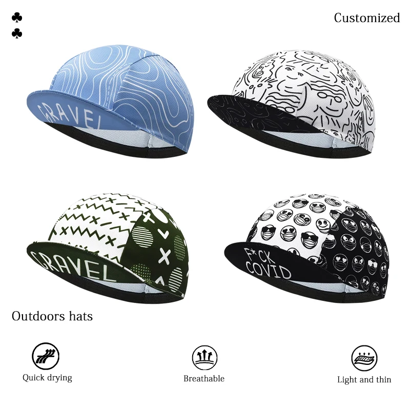 New Outdoor Bicycle Hats Sports Cycling Caps Sunshade bike Hat Customized