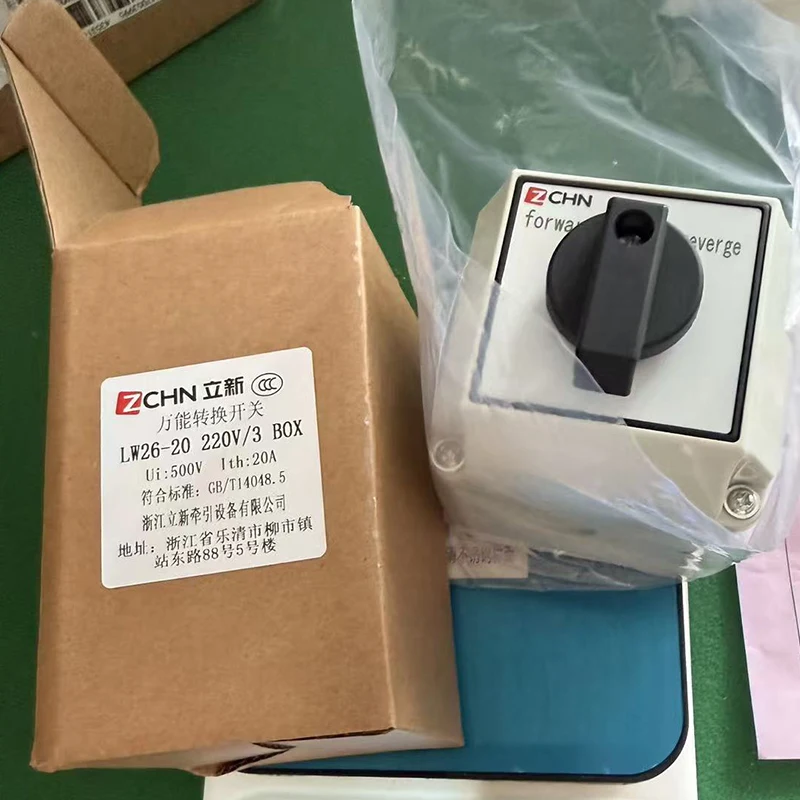 LW26 20A/25A/32A 1-0-2 3P 20A 25A 32A 3 Position Rotary Cam Switch Up Down Electrical Generator Change Over Switch