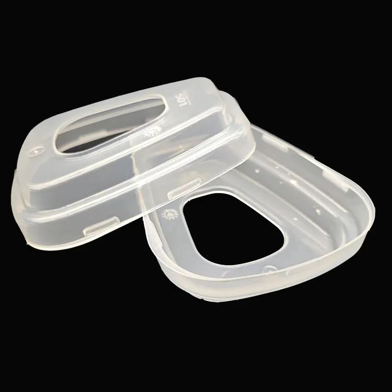 Gas Mask Respirator Parts 501 Filter Adapter Plastic Cover For 6800 6001 7502 6200 Filter Holder 5N11 5P71  Anti-dust Retainer