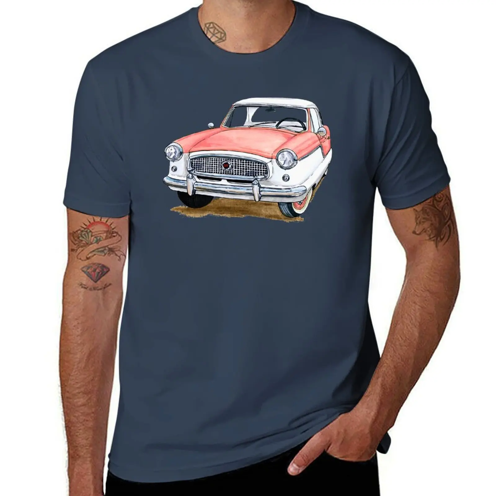 

Nash Metropolitan - Coral Pink T-Shirt Holiday Party Tee Shirt