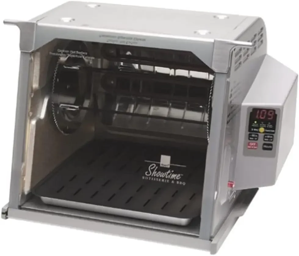 ST5000PLGEN Showtime Rotisserie Platinum Edition，Removable heat shield helps brown your meat to absolute perfection