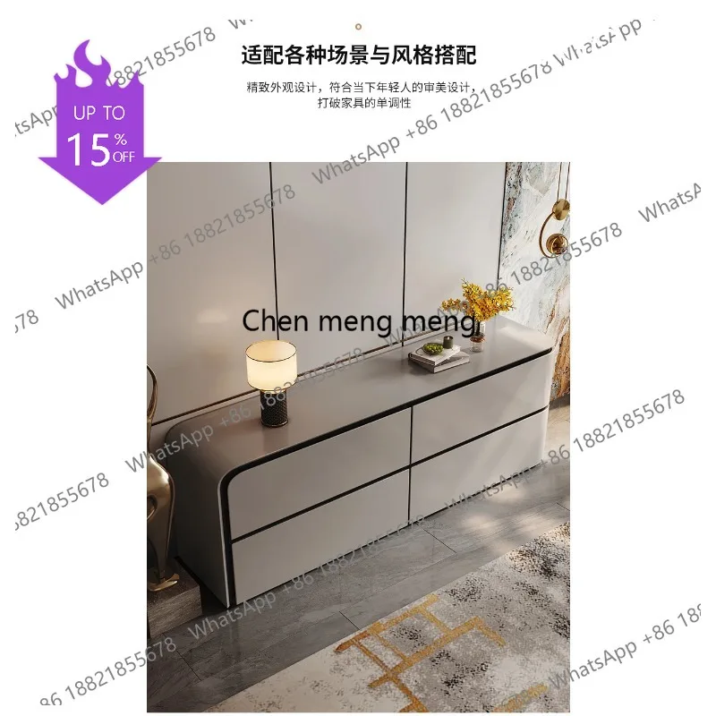 

M183 Italian Style Living Room Cabinets Simple Elegant Modern Display Cabinet Storage Design Meuble De Rangement Home Furniture