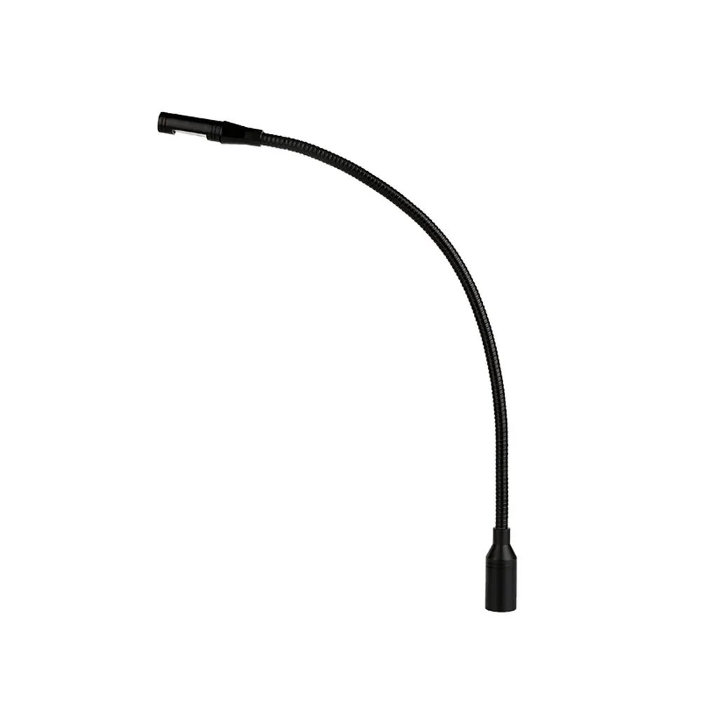 3-Pin XLR Right Angle Connector 12V 4W LED Stage Light with Flexible Gooseneck for DMX Lighting Console Mixer Studio Equipment