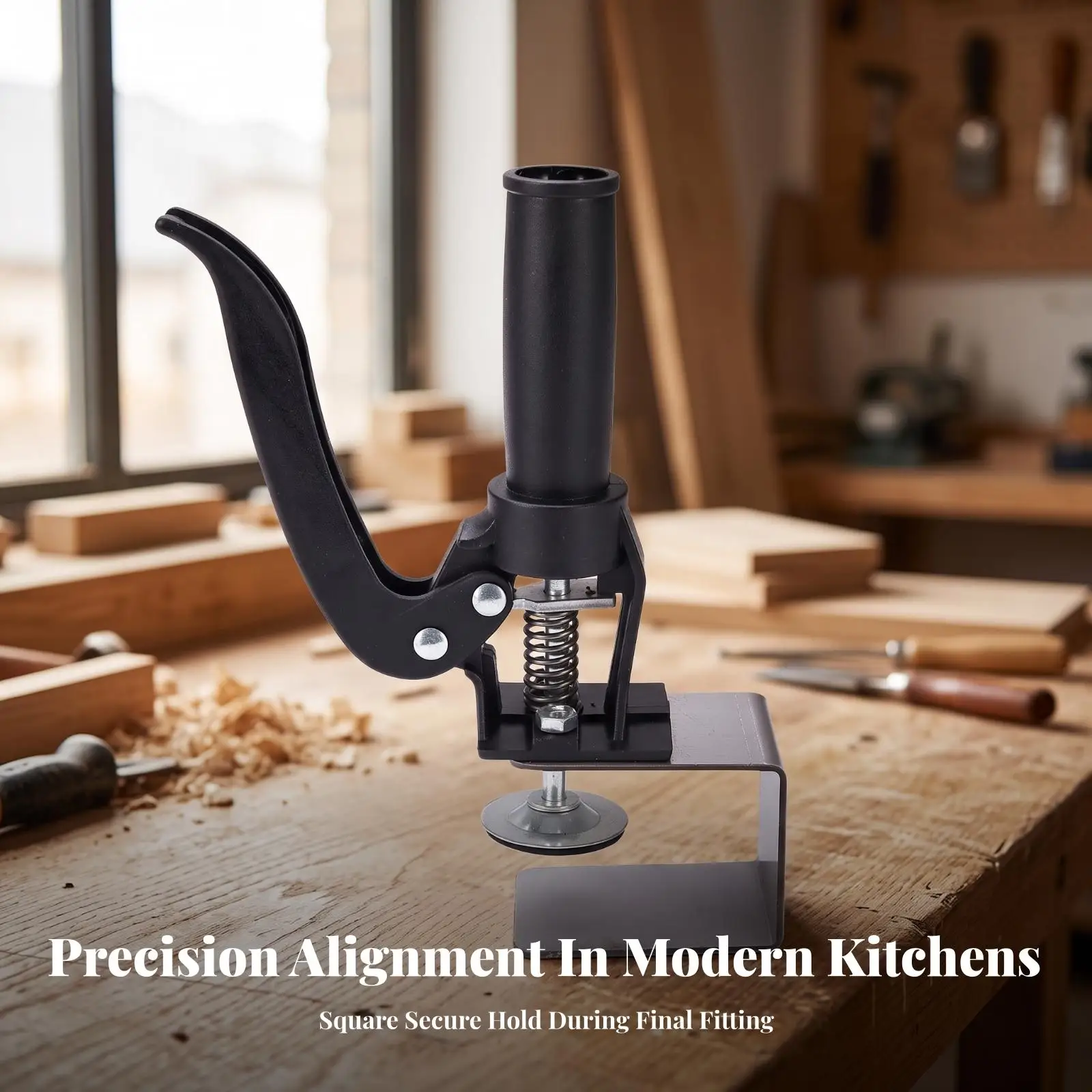 Drawer Fixing Clamp Stainless Steel Drawer Panel Installation Clamp Cabinet Hardware Jig with Quick-Clamping Mechanism