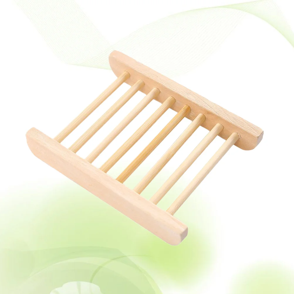 حامل تجفيف أطباق الصابون الخشبي للحمام، تصميم مدمج يناسب أي مساحة مثالية لتخزين الصابون الدائري أثناء السفر في صالة الألعاب الرياضية