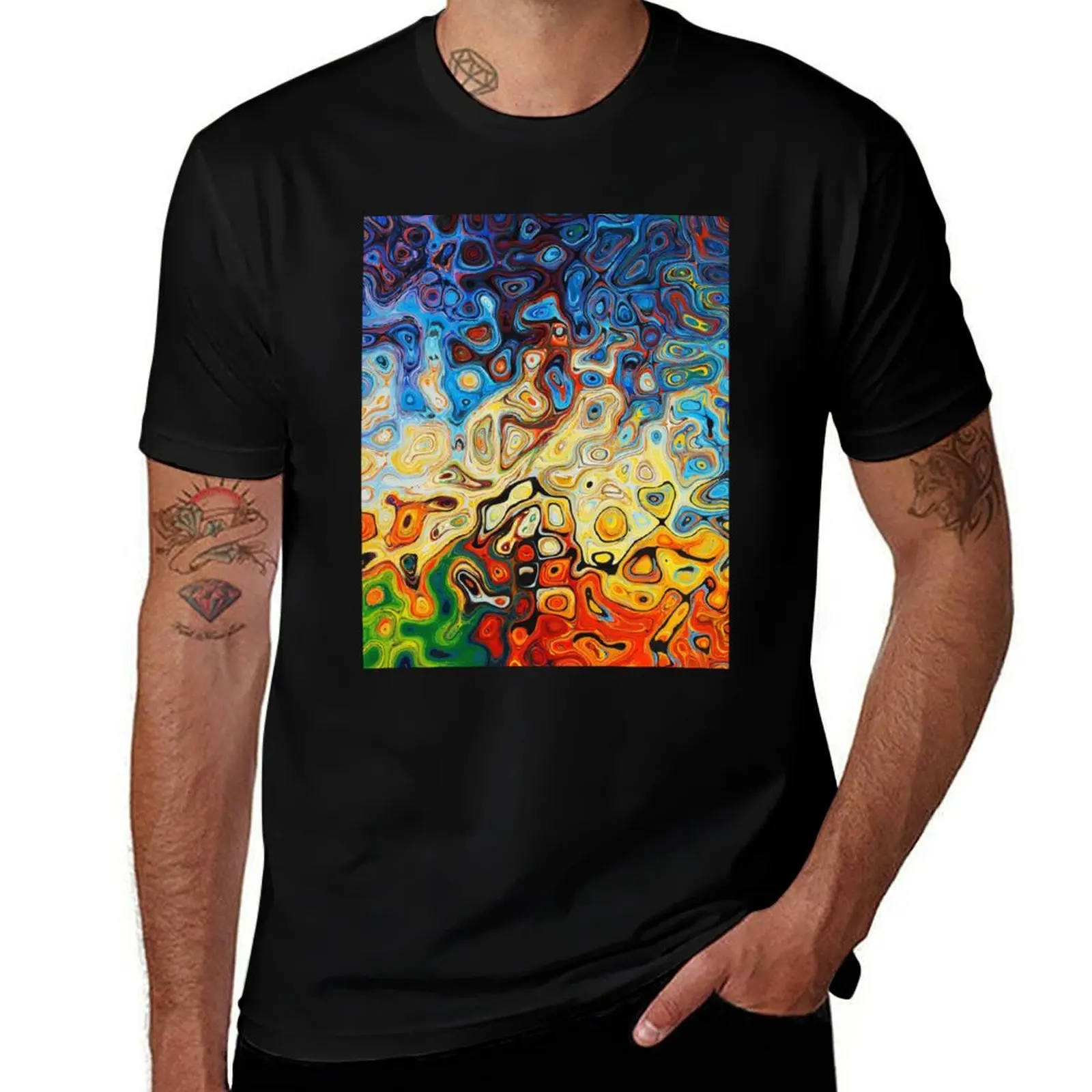 

Adversarial R T-Shirt Clothing man clothes Anime t-shirt heavyweights mens clothing
