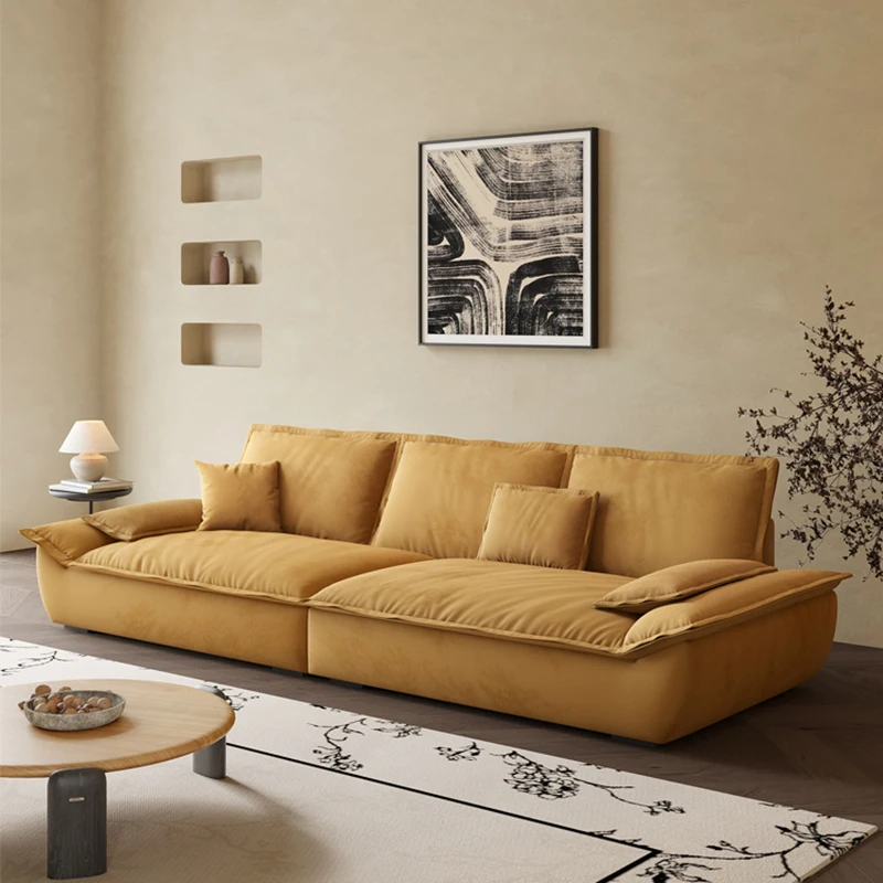 European Lazy Living Room Sofa Floor Reception Nordic Luxury Living Room Sofa Scratcher Cats Bedroom Canape Salon Home Furniture