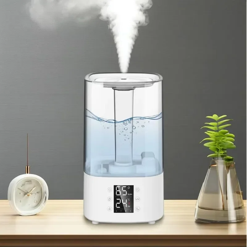 Smart Wifi 3L large LCD screen cubic top filled compact boiling mist translucent indoor ultrasonic air humidifier