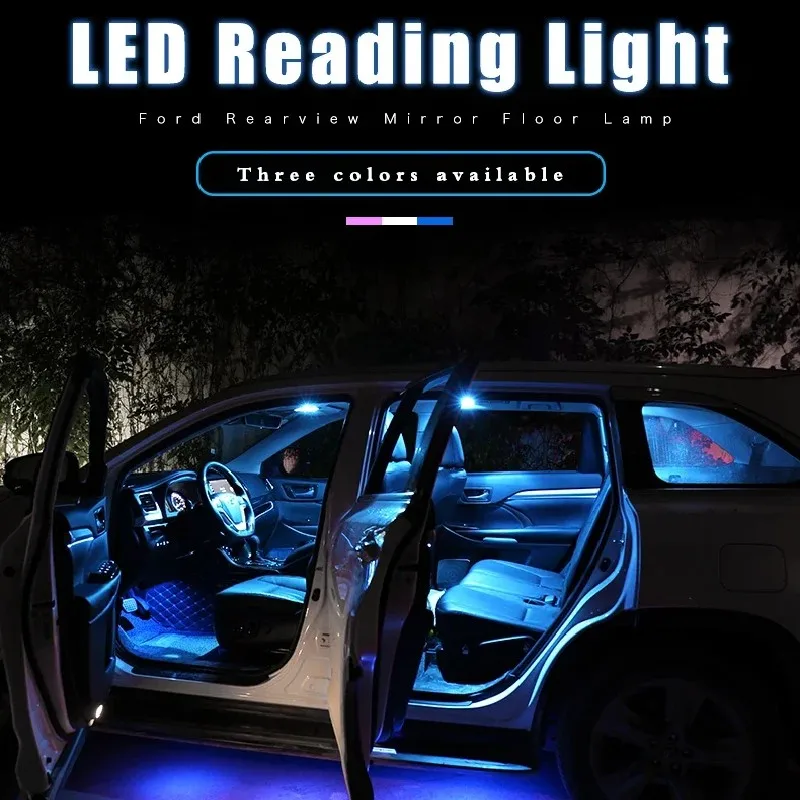 

For Hyundai Tucson 2015~2020 TL Car Front Rear Row Dome Vanity Mirror LED Reading Light Kit Trunk License Plate Lamp Accessories