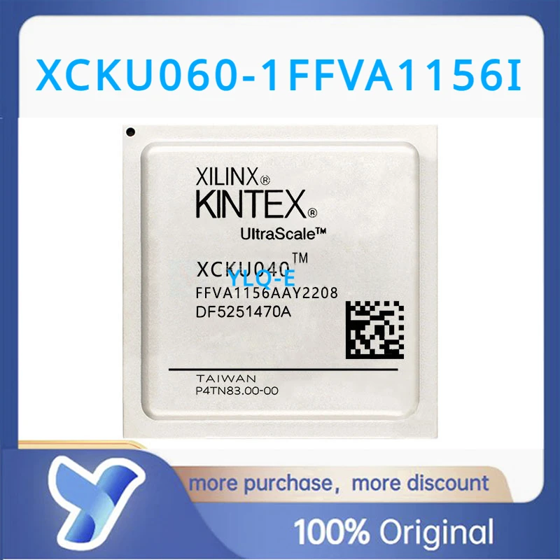 

Original New XCKU060-1FFVA1156I FPGA KIntex UltraScale MMCM PLL 520 I/O 630MHz FCBGA-1156 Integrated Circuit Chip