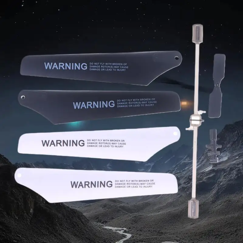 Upgraded Spare Parts Kit for SYMA S39 RC Helicopter, Includes Main Blade, Flybar, and Tail Blade