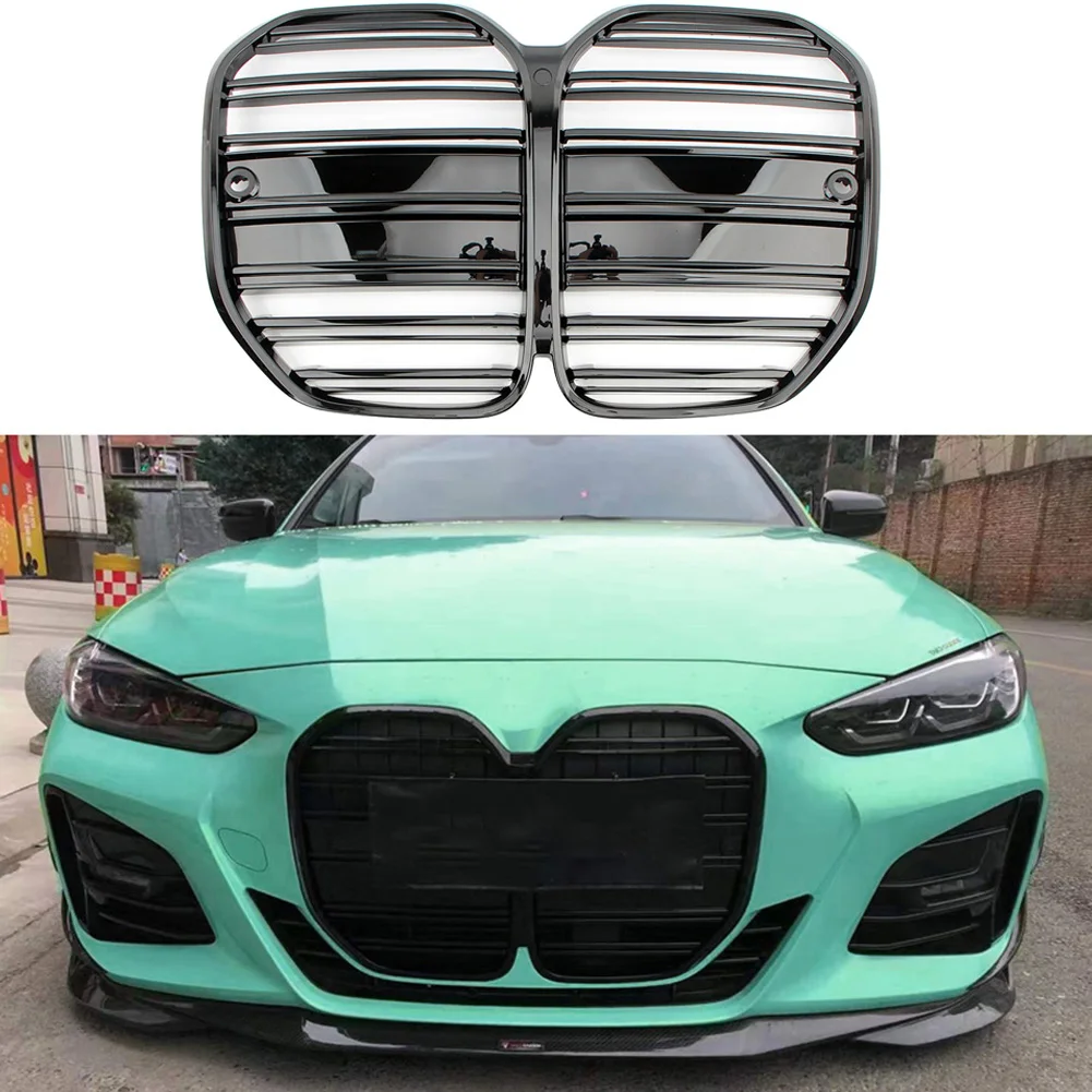 

Front Center Kidney Radiator Grille For BMW G22 4-Series Coupe 2 Doors 420i 430i 435i M440i 2021 2022 2023 2024 2025 2026