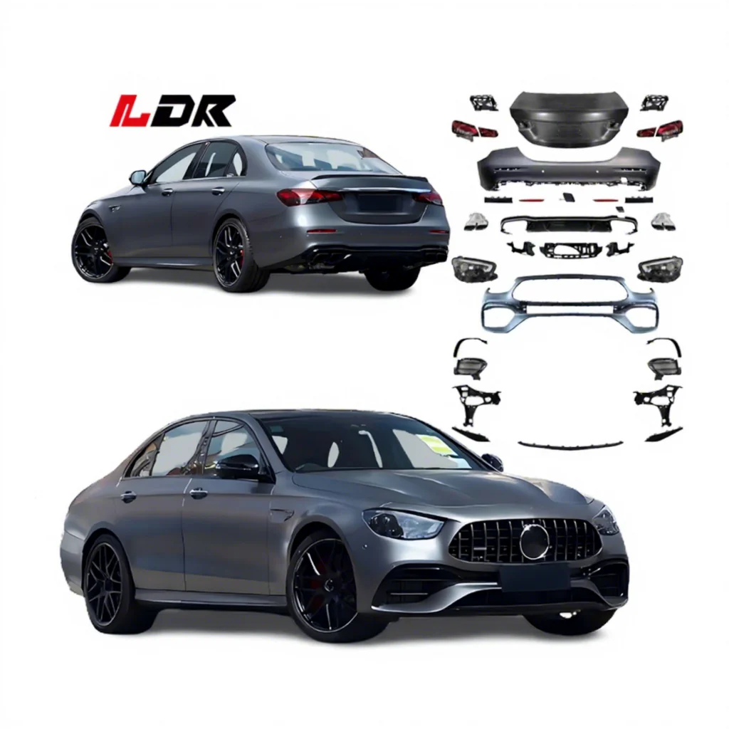 2025 New Arrival for E Class 2016-2020 W213 Facelift to 2023 E63 AM-G Kit with High Quality LED Headlight