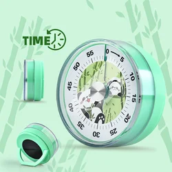 Visual Timer 60 Minute Animal  Pattern Pomodoro Timer Home School Office Mechanical Timing Round Cute Magnet Kitchen Countdown