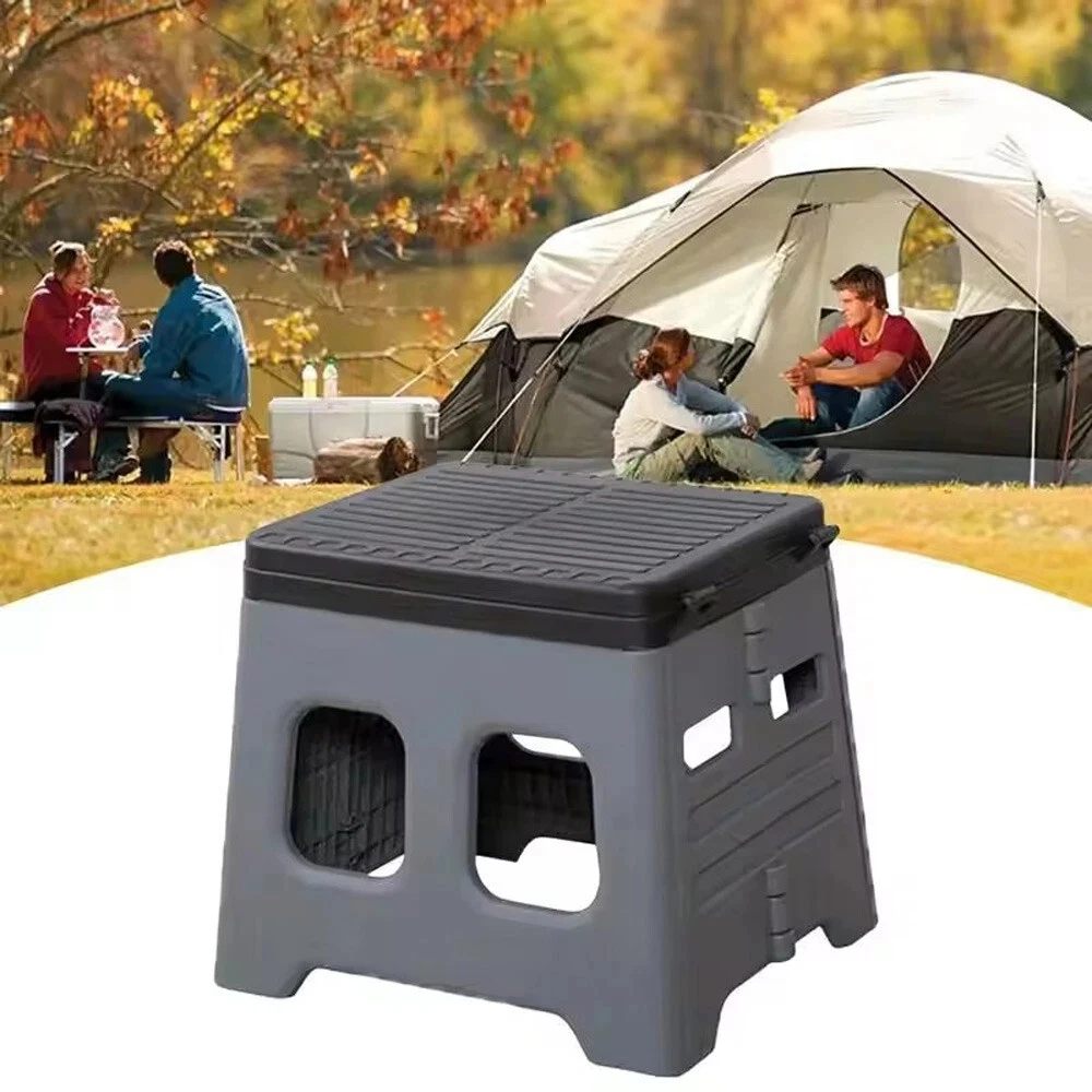 Toilette mobile portable avec couvercle, pliable avec sac de transport, tabouret multifonctionnel, forte capacité de charge, idéale pour les voyages en plein air, camping-car, situations d'urgence, camping, randonnée, voyages en camping-car, navigation de plaisance