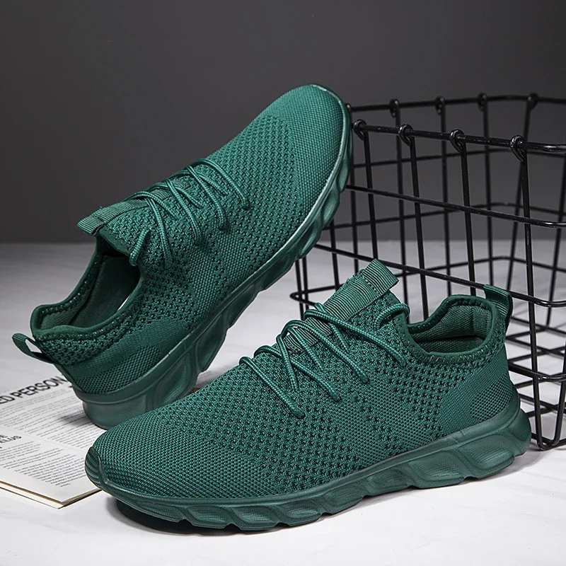 

Damyuan Plus Size Sneakers Casual Anti-slip Running Shoes Lightweight Breathable Mesh Shoes Fashion Classic Men's Sports Shoes