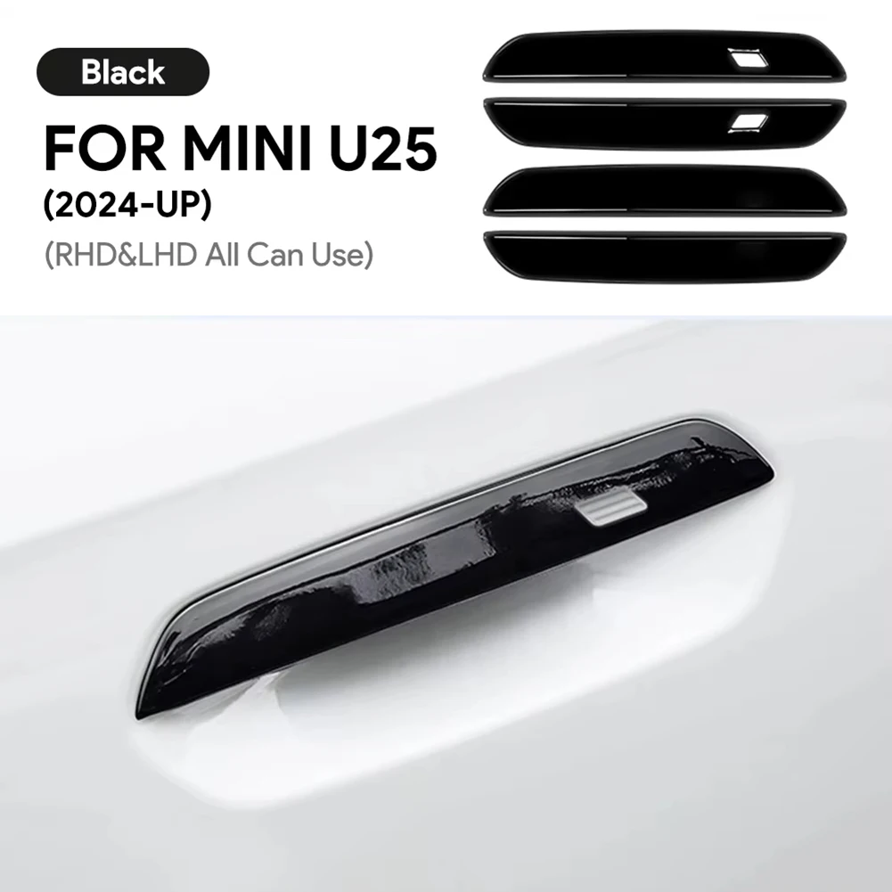 

For Mini For Cooper Countryman U25 2024 2025 Door Handle Covers 4PCS ABS Plastic Scratch Resistant Accessories