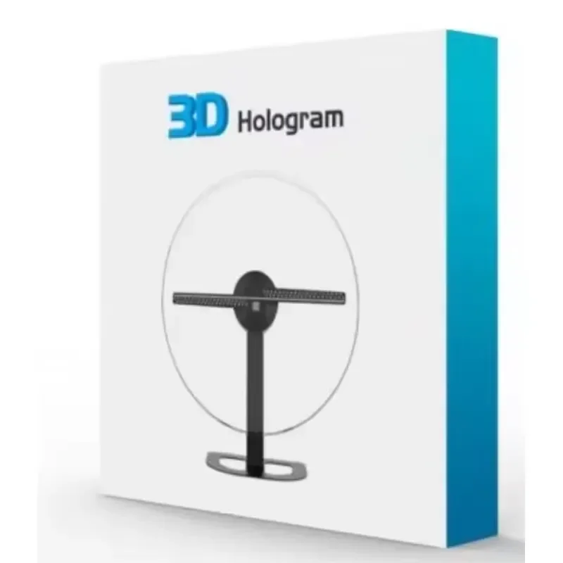Rechargeable 32cm 3D Hologram Fan for Advertising in Shop