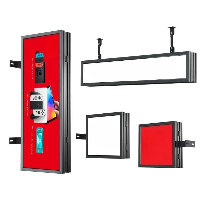 Advertising LED Video Display  Full Color Double Side Led Screen for Shopping Mall
