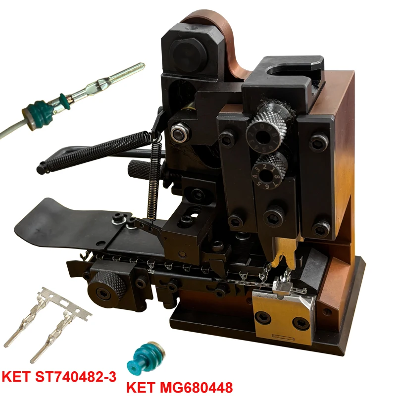 

Customized Terminal Crimping Applicator OTP Riveting Tooling for Terminal Seal and Wire Press Good Adjust Support After Service