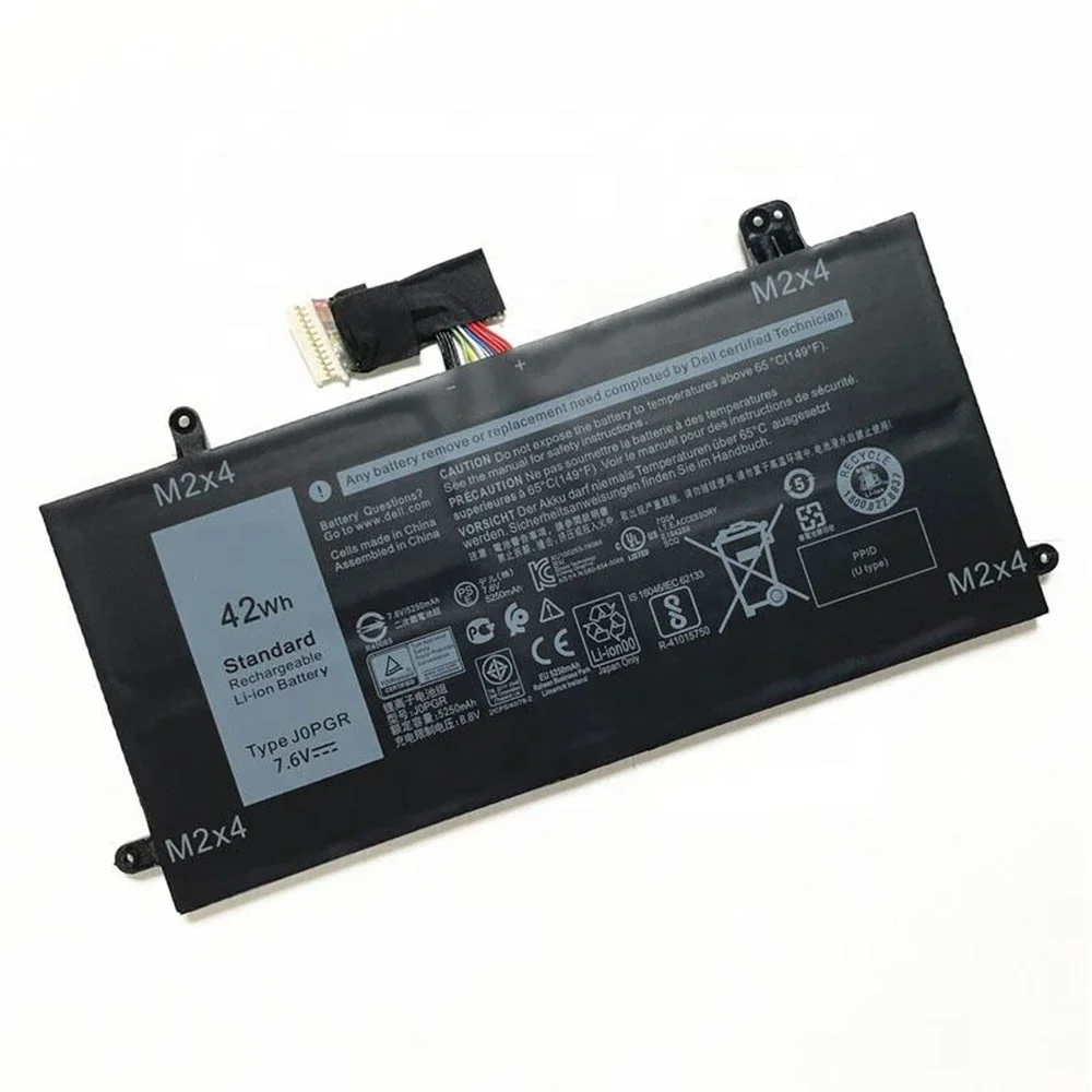 Imagem -03 - Brandnew Original J0pgr 7.6v 42wh Bateria do Portátil para Dell Latitude 5285 5290 0j0pgr Jopgr 0fth6f