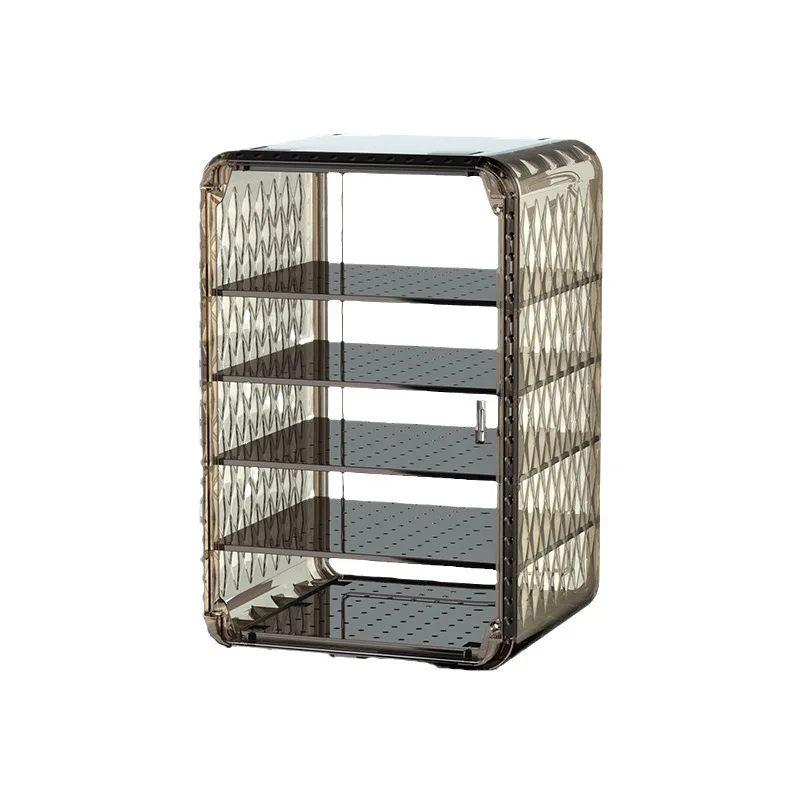 

cup storage box, household large-capacity transparent tea set, storage box storage rack desktop, wine glass dust cabinet