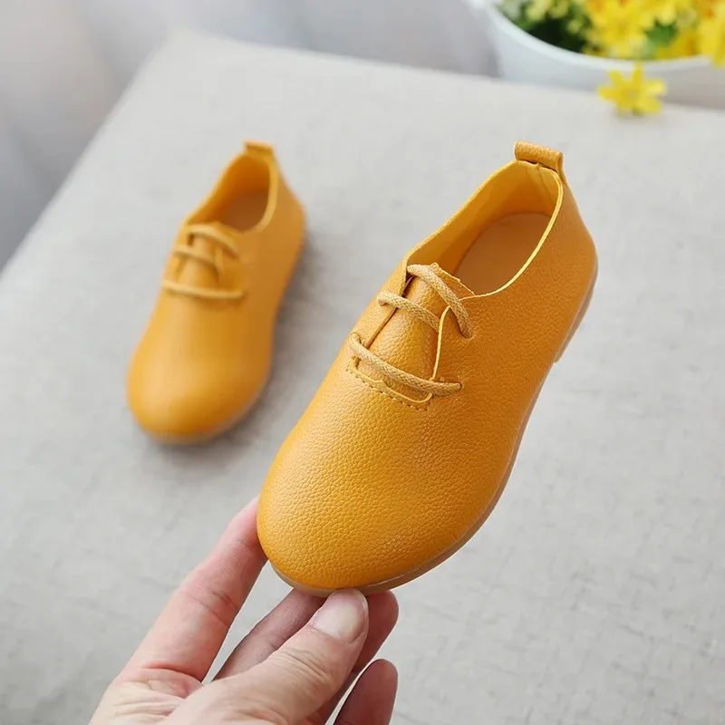 2019 Nuovo Piccolo Ragazze Scarpe di Cuoio del Vestito di Cerimonia Nuziale Del Bambino Dei Ragazzi Scarpe Per Bambini Grandi Bambini Bambino Casual