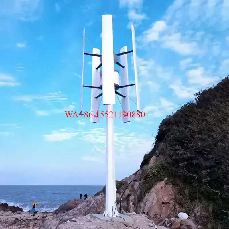 WMWMNU Home Wind Turbine 2Kw 3Kw 5Kw 10Kw 20Kw 220V Vertical Wind Generator for Sale