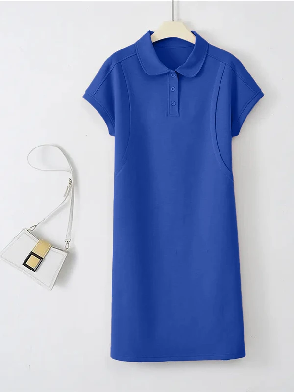 T-shirt décontracté en coton Ne ort Sve Dr pour femme, coupe ample, mi-long, coupe droite, été Dr