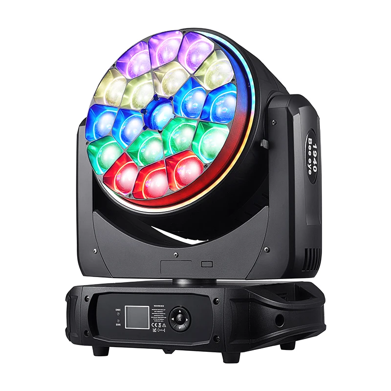 

19*40W LED Bee Eyes Stage Effect Lighting For DJ Disco Events Wedding Rotable Plate RGBW 4 In 1 Pixel Super Beam DMX Fixture