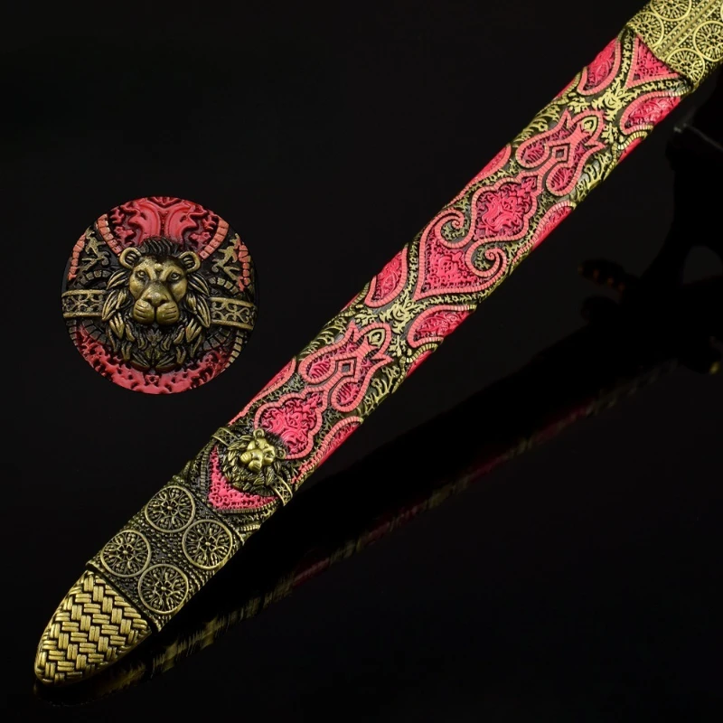 30cm Thrones Game Movie Merchandise Damascus Steel Vein Oathkeeper cool Metal Handicrafts Alloy Ornament Model Holiday Gifts Toy