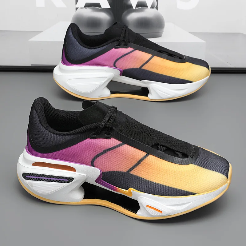 New great shadow men's and women's shoes support stable high elastic speed bounce breathable light sports running shoes