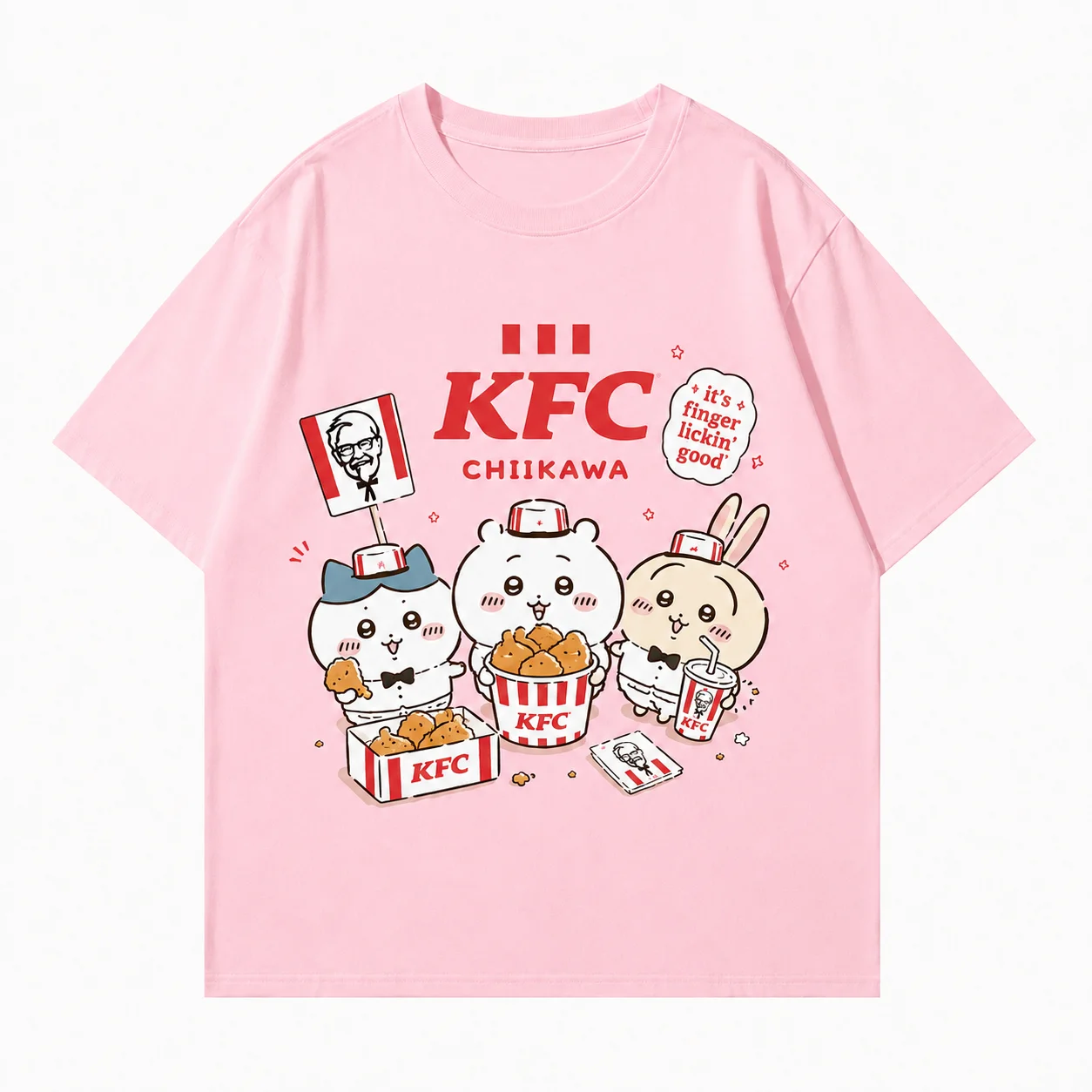 CHIIKAWA Sommer Eltern-Kind Reines Baumwoll-T-Shirt Bequem Atmungsaktiv Hochwertig Ins Y2k Herren T-Shirts Kleidung für Männer – Detail 7