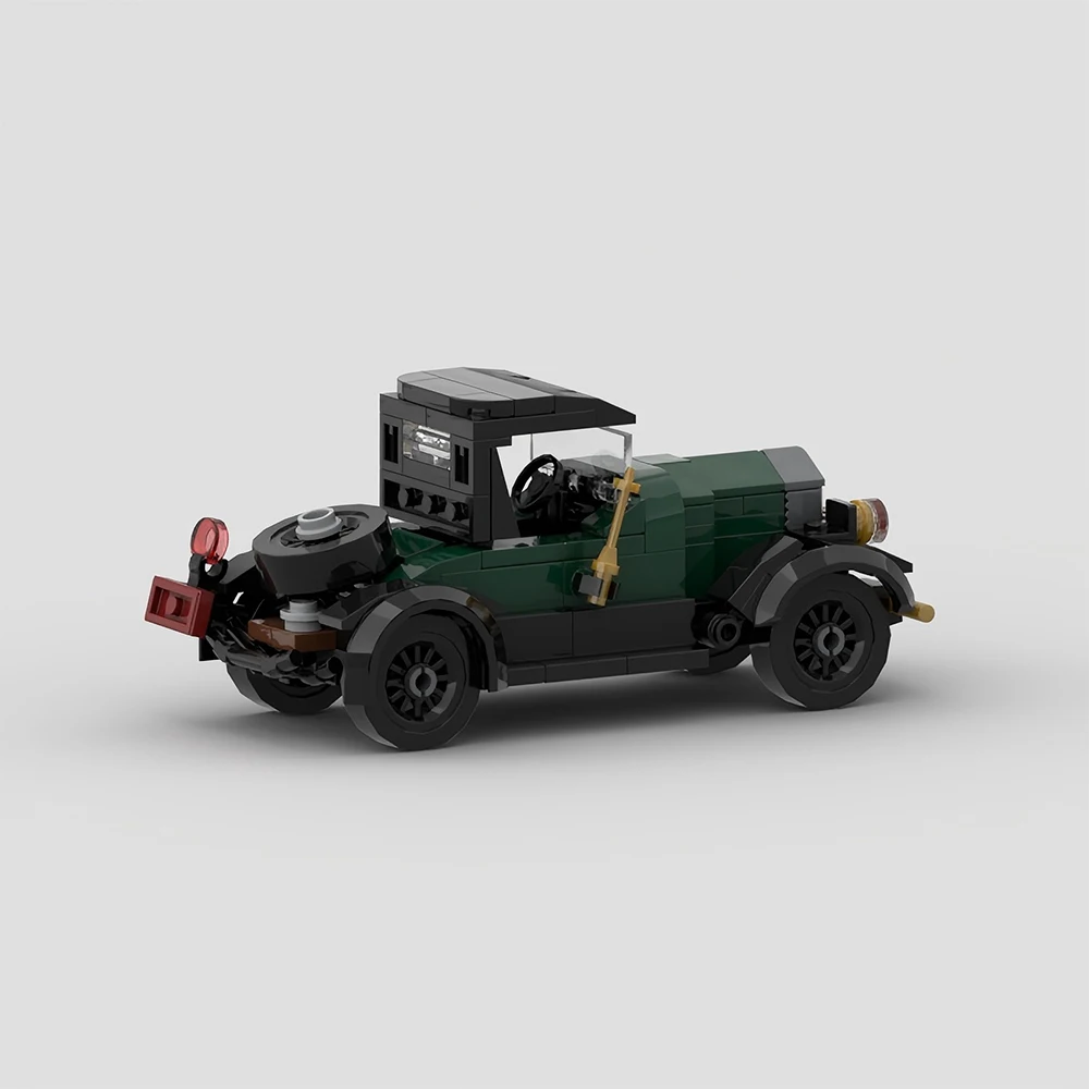 New MOC Speed ​​Series Early 20th Century Car Model T Building Blocks DIY Modular Car Assembly Toy Adult Collectible Gift Set
