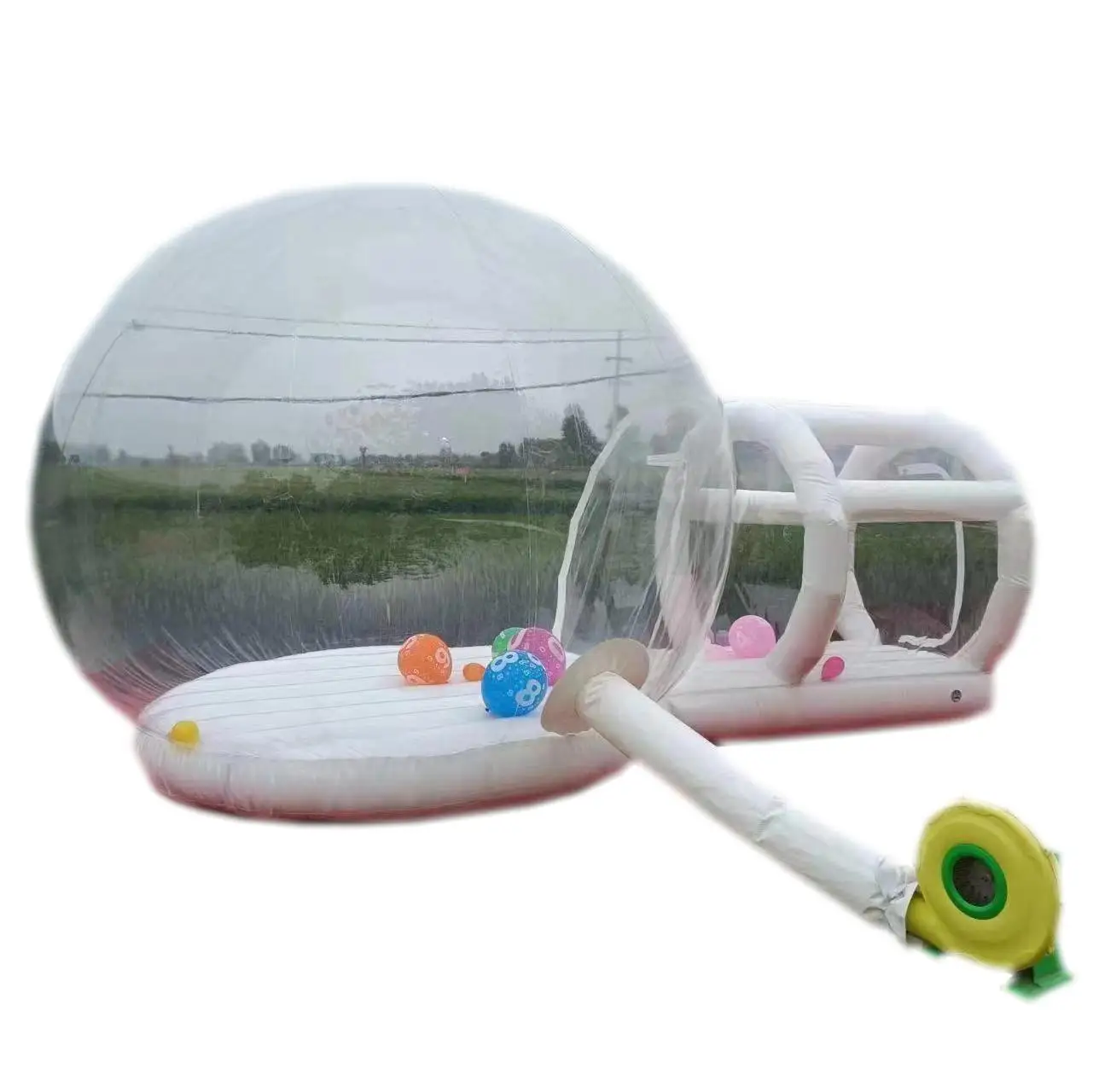 

New Design Transparent Bubble Tent For Inflatable Castle For Party Rental Featuring Innovative Bubble House Inflatable Structure