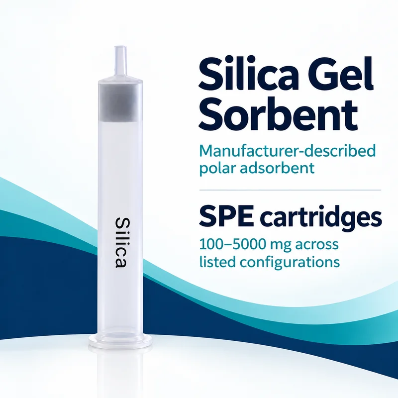 SELTON Silica Gel SPE Cartridges, 100–5000 mg Sorbent, 1/3/6/12/20 mL Options