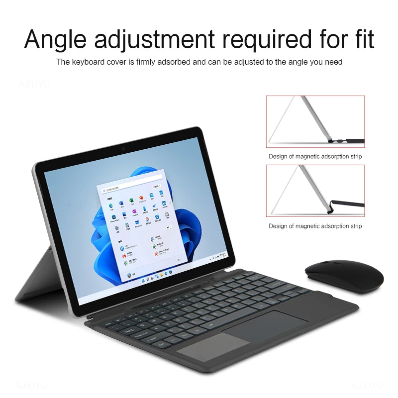 Backlit Bluetooth Keyboard For Microsoft Surface Pro 8 Tablet wireless keyboard touchpad For Surface Pro X 13" 1876 Tablet Cover