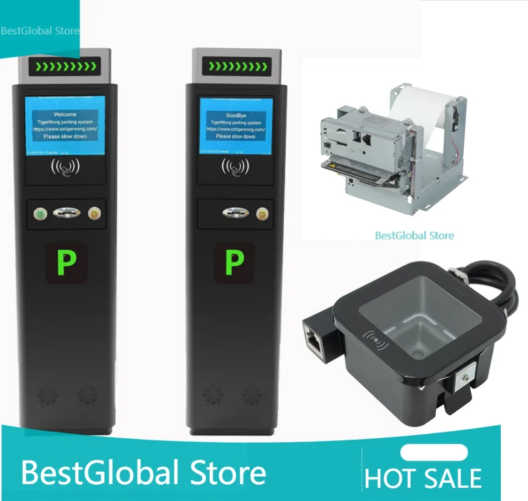 Auto Pay Station Parking Carpark System Smart City Parking Tellers Fully Automated Parking Lot System Lpr Anpr