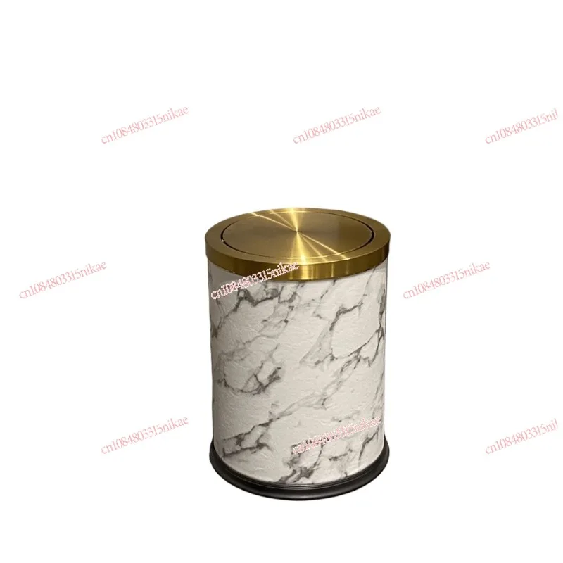 

Мусорный бак, легкий роскошный чехол для встряхивания, современный бытовой простой унитаз с крышкой для кухни, гостиной