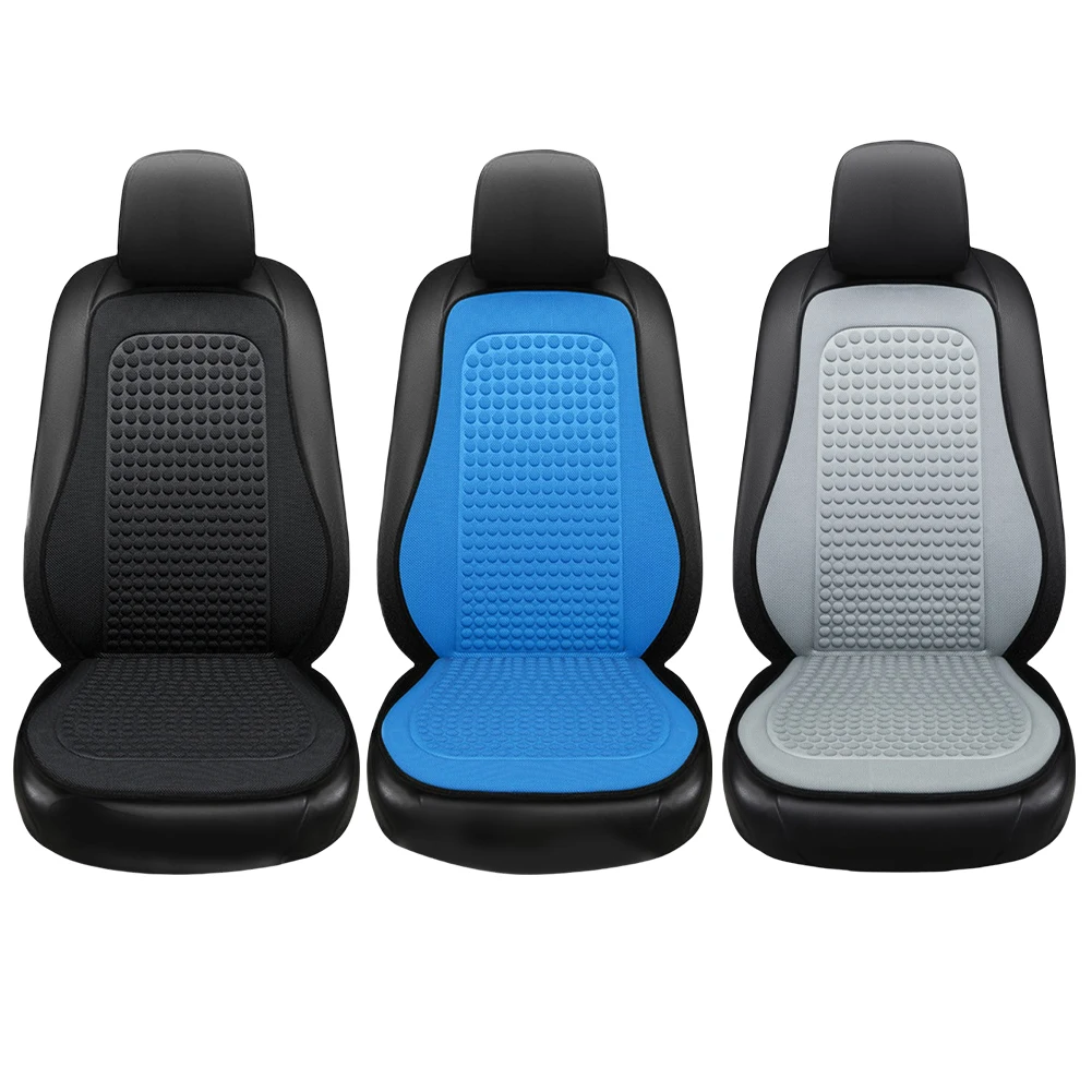 Breathable Cooling Car Seat Mat Made from Silk Material to Reduce Heat and Maintain Comfortable Driving Conditions