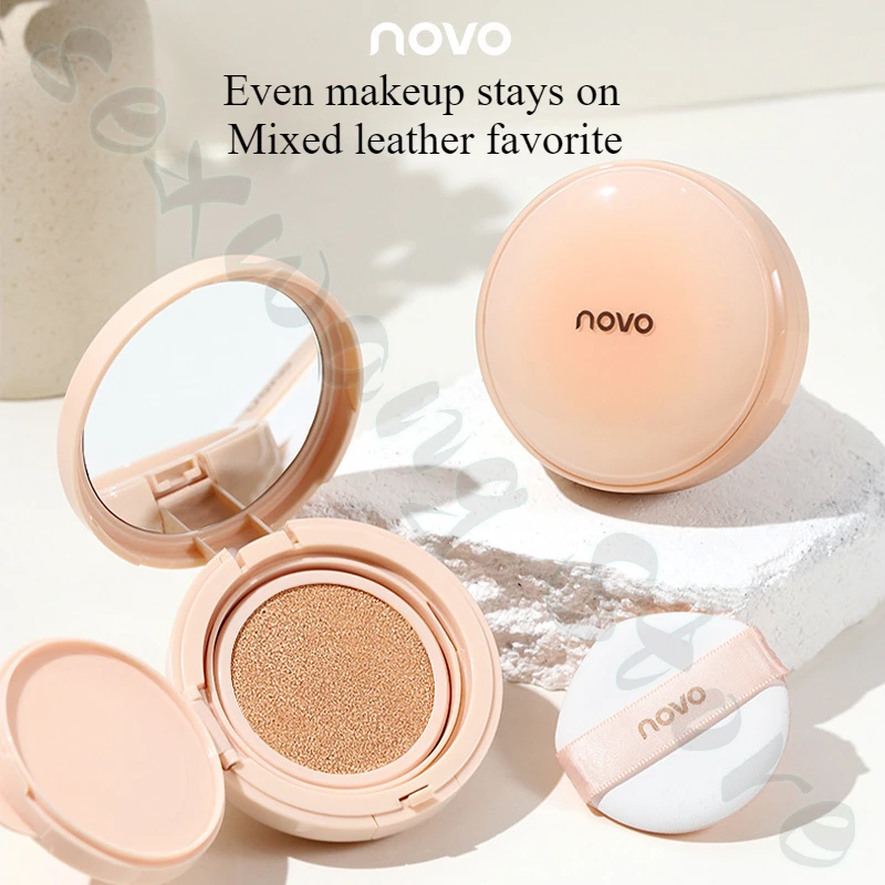 NOVO Velvet Mist Cushion Cream evenly wears makeup and can be used on mixed skin without spots and long-lasting fit.