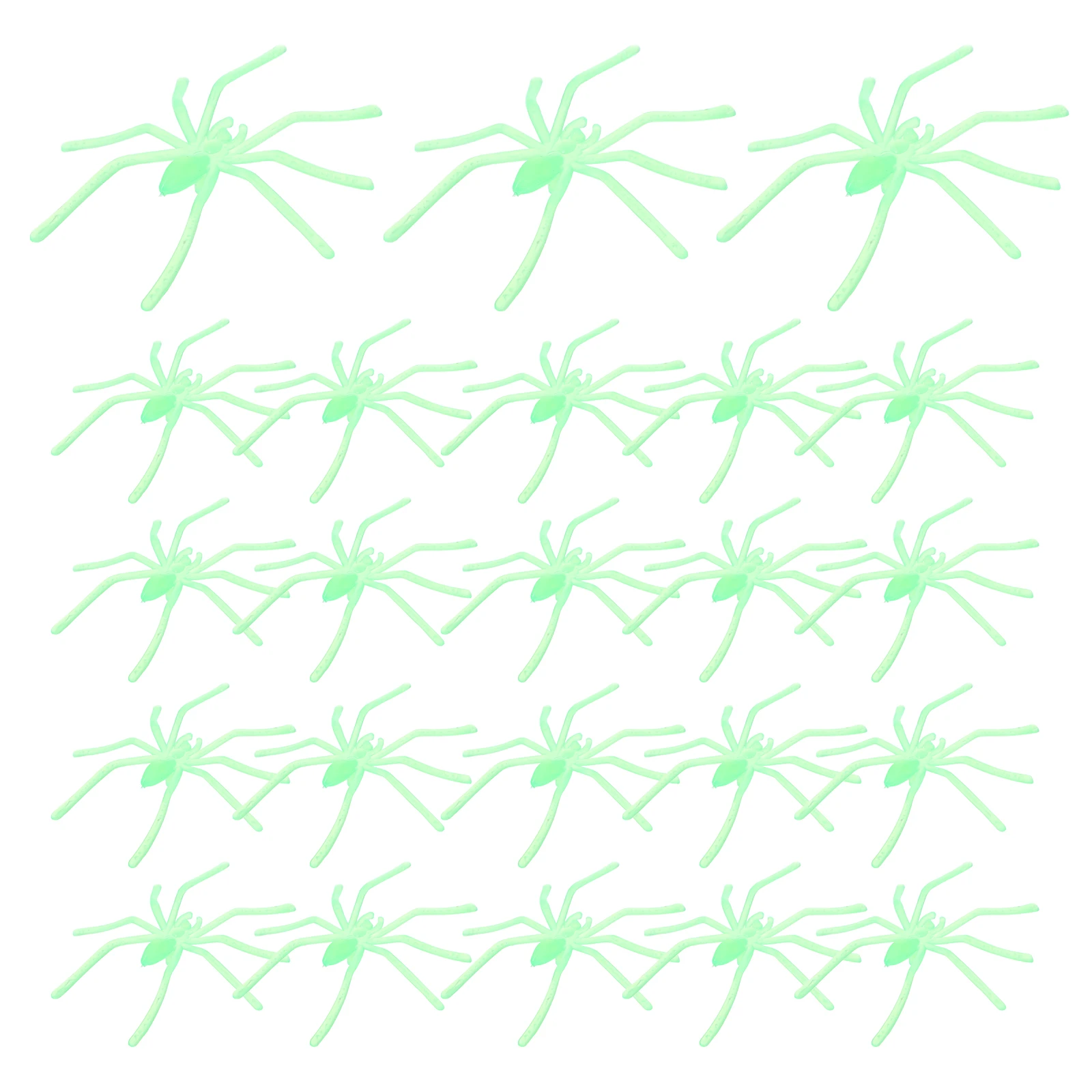 

50 Pcs Inflatable Luminous Cartoon Plastic Glowing Outdoor Halloween Decor