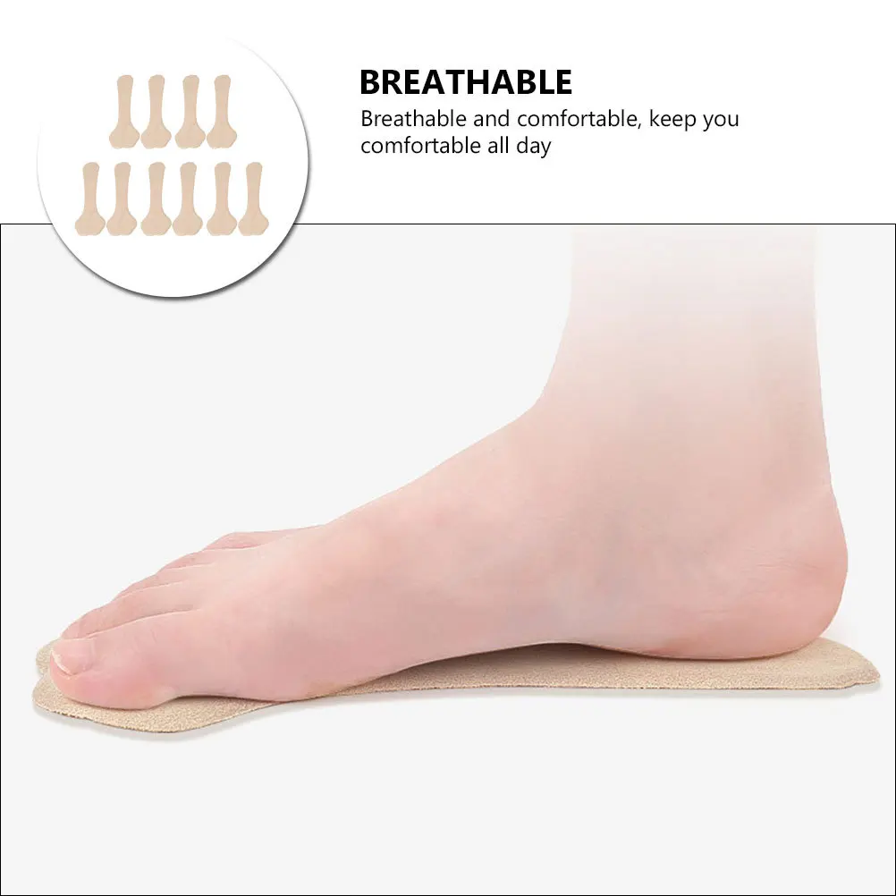 

1Set High Heel Insoles Anti-Wear Comfortable Female Adhesive Shoe Inserts Breathable Soft Elastic Shoe Cushion for Sports Travel