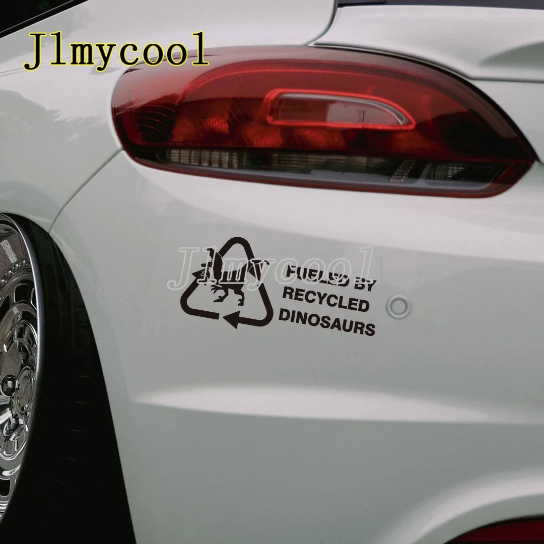 

Fueled By Recycled Dinosaur Vinyl Decal Sticker Car Hobby Window Decal Truck Decal Custom Made