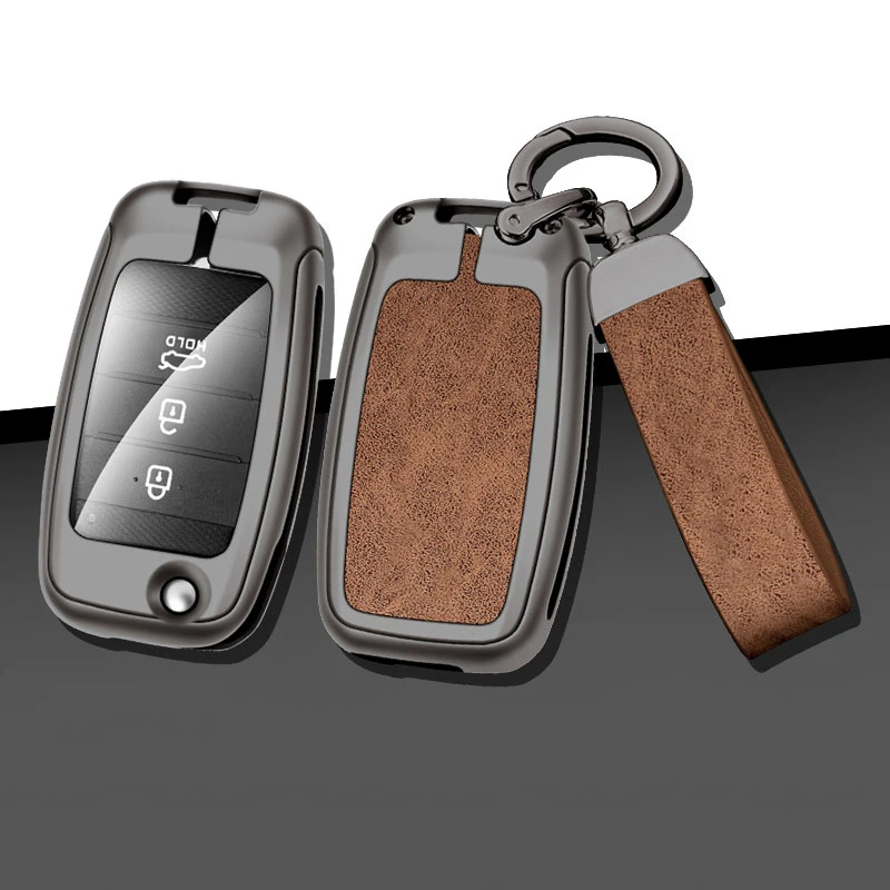 Leather Car Metal K… - image